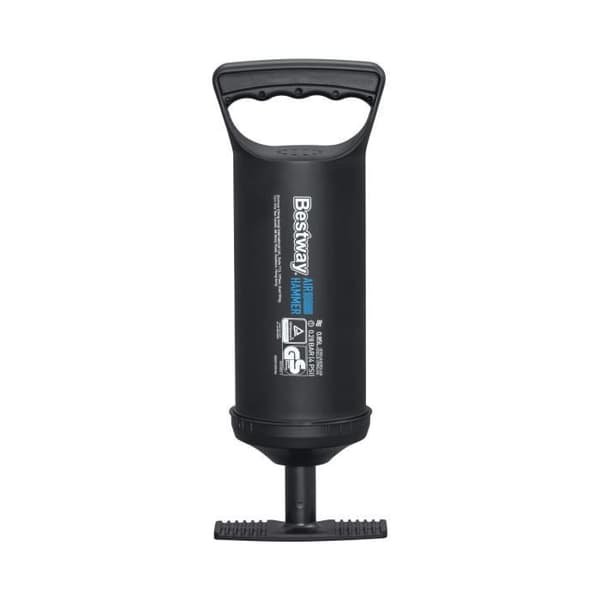 Manuell luftpump - Bestway - Air Hammer™ - 850 ML - Snabb uppblåsning - 3 adaptrar ingår