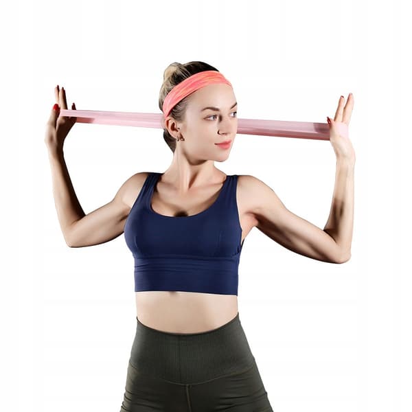 SET MED 5 TRÄNINGSBAND MOTSTÅNDSBAND FITNESS