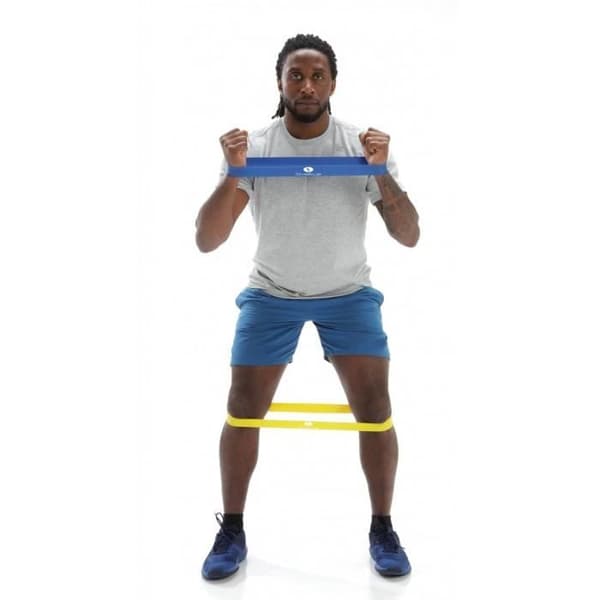 Motståndsband - SVELTUS - Set med 4 aeroba latexband - 4 spänningsnivåer - Blandat - Fitness