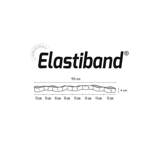 Rött Elastiband 10 kg - SVELTUS - För komplett träning av huvudmuskelgrupperna