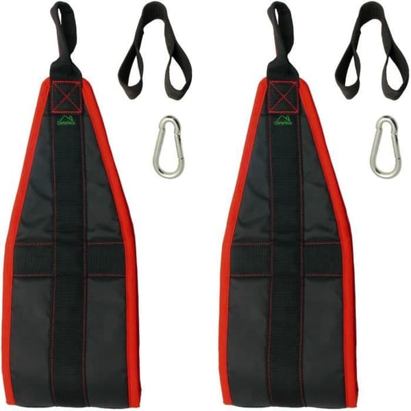 CampTeck Suspension Bukband - Svart - För Fitness - Par