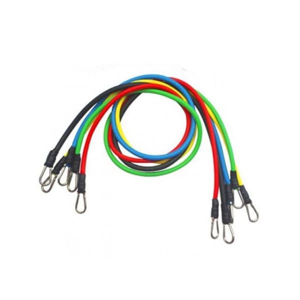 Resistance Fitness Band Set med 11 delar - träning, handtag, ankare, ankelrem, bärväska