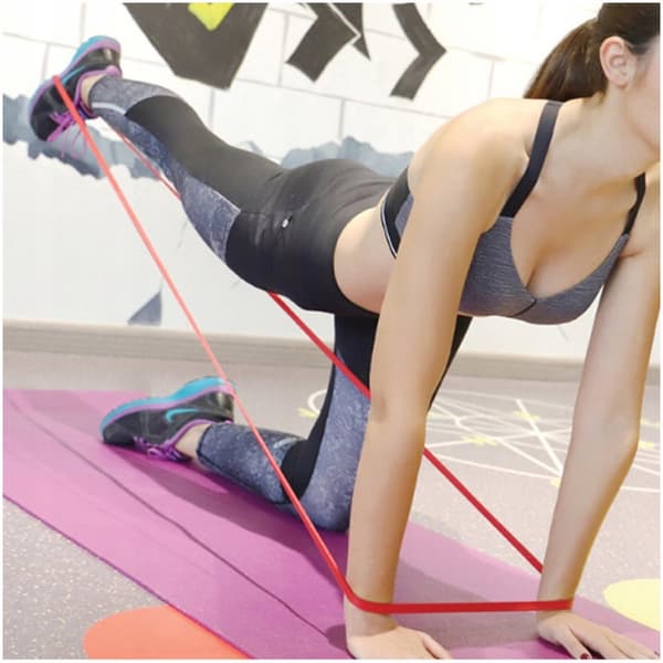 Fitnessmotståndsband starka set med 4 PRO