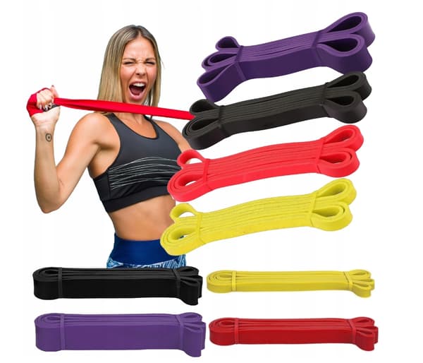 Fitnessmotståndsband starka set med 4 PRO