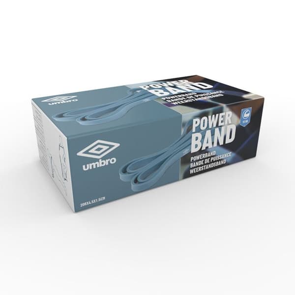 Träningselastiskt band - Umbro - 15kg - Blå - Max motstånd 15kg - Kompakt och lätt
