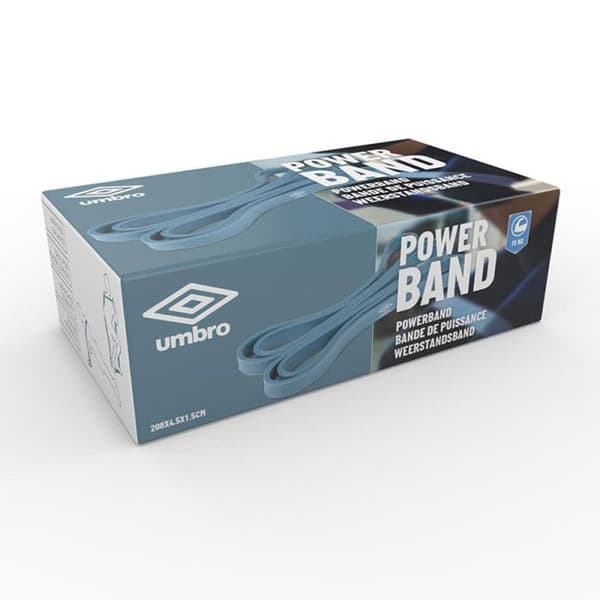 Träningselastiskt band - Umbro - 15kg - Blå - Max motstånd 15kg - Kompakt och lätt
