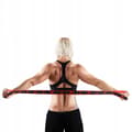 Miniatyrbild 11 av 11: Gymnastikgummi för stretching Träningsband Röd