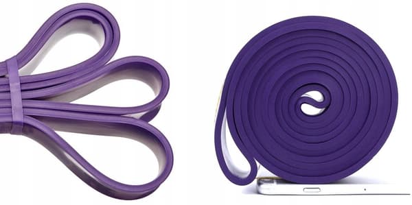 Træningsbånd, POWER BAND træningsbånd 16-38 kg, lilla