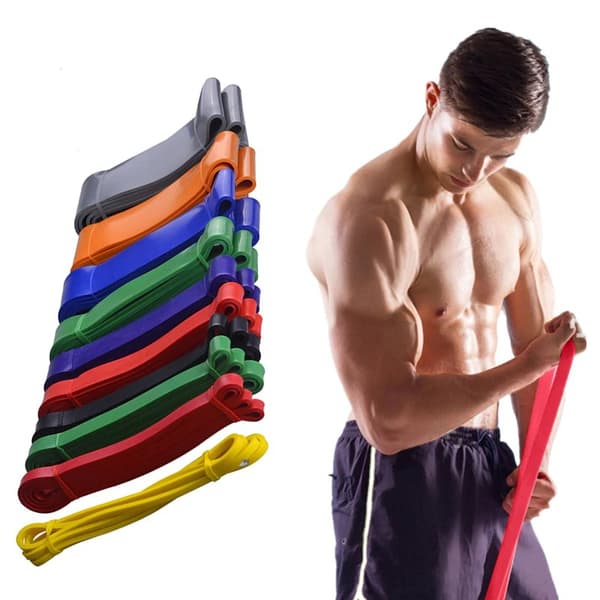Vastuskuminauha, POWER BAND -kuntokuminauha 16-38kg, violetti