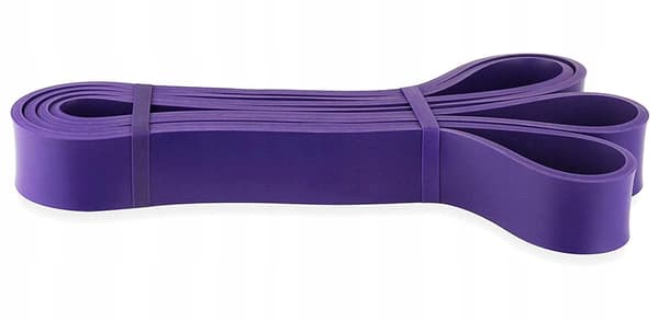 Vastuskuminauha, POWER BAND -kuntokuminauha 16-38kg, violetti