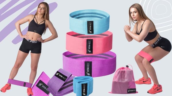 Kuminauhojen materiaali kuntoharjoitteluun + matto