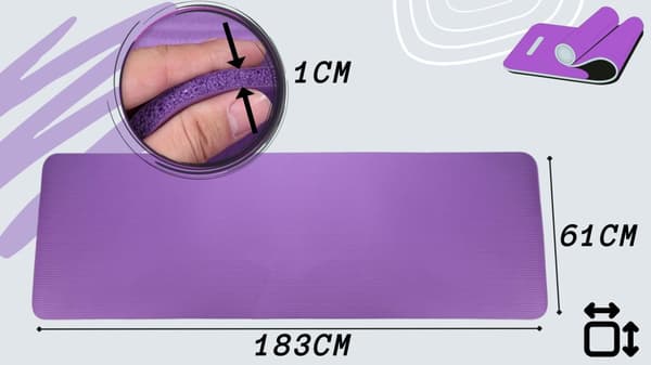 Kuminauhojen materiaali kuntoharjoitteluun + matto