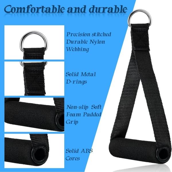 Motståndsbandshandtag, Hållbart Material, Ergonomisk Design, Mångsidig Användning