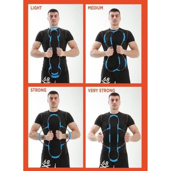 SVELTUS - Flexoring® bulk - Sporttillbehör - Vit - Fitness - Vuxen