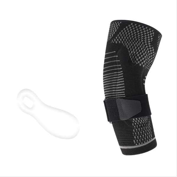 INF Justerbar Sports Kompressions Albuebeskytter Sort L