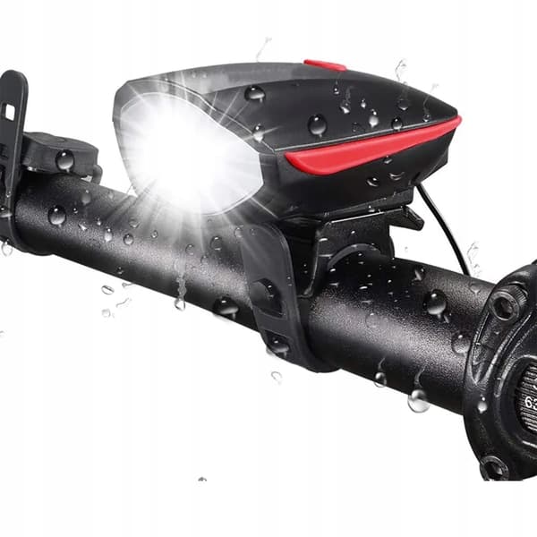 LED CYKELAMPA FRAM USB-HORN