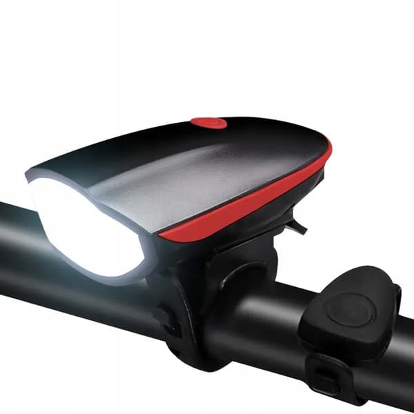 LED CYKELAMPA FRAM USB-HORN