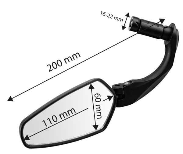Cykelspegel med arm