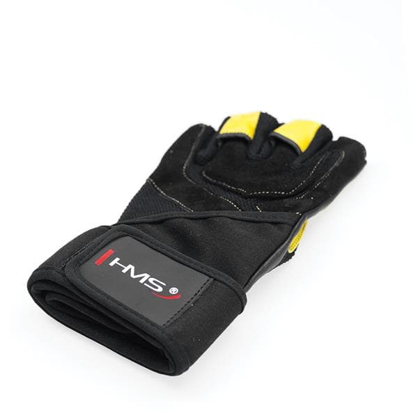 RST01 MUSTA/KELTAINEN KOKO XL GYM GOVES HMS