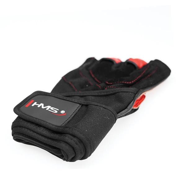 RST01 MUSTA/PUNAINEN KOKO XL GYM GOVES HMS