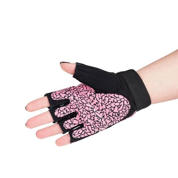 RST03 PINK/GRÅ STØRRELSE L GYM HANDSKER HMS