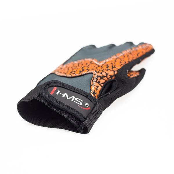 RST03 ORANGE/GRÅ STØRRELSE L GYM HANDSKER HMS