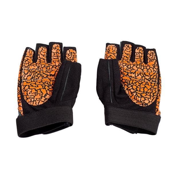 RST03 ORANGE/GRÅ STØRRELSE L GYM HANDSKER HMS