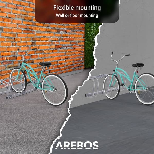 Cykelstativ til 3 cykler