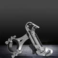 Miniatyrbillede 3 af 8: Cykeltelefonholder til scooterstyr (sort)