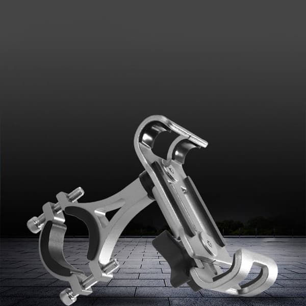 Cykeltelefonholder til scooterstyr (sort)