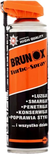 Brunox Turbo-Spray 500ml för cykelunderhåll Dubbelhuvud Universal
