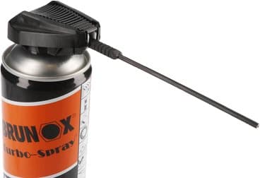 Brunox Turbo-Spray 500ml för cykelunderhåll Dubbelhuvud Universal