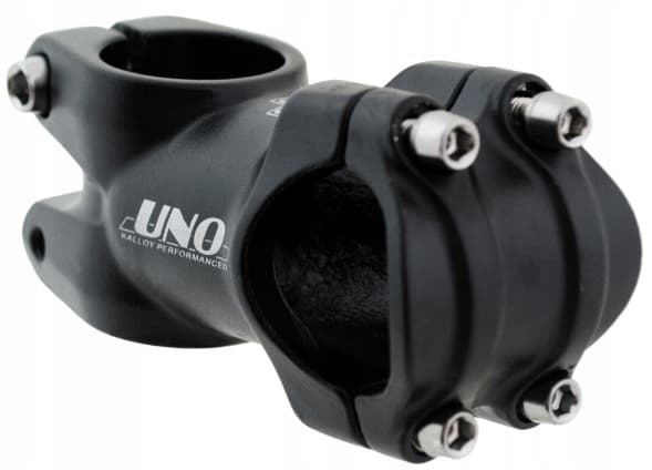 BROSTØTTE UNO ALU SORT FORAN 31,8 / 60 MM