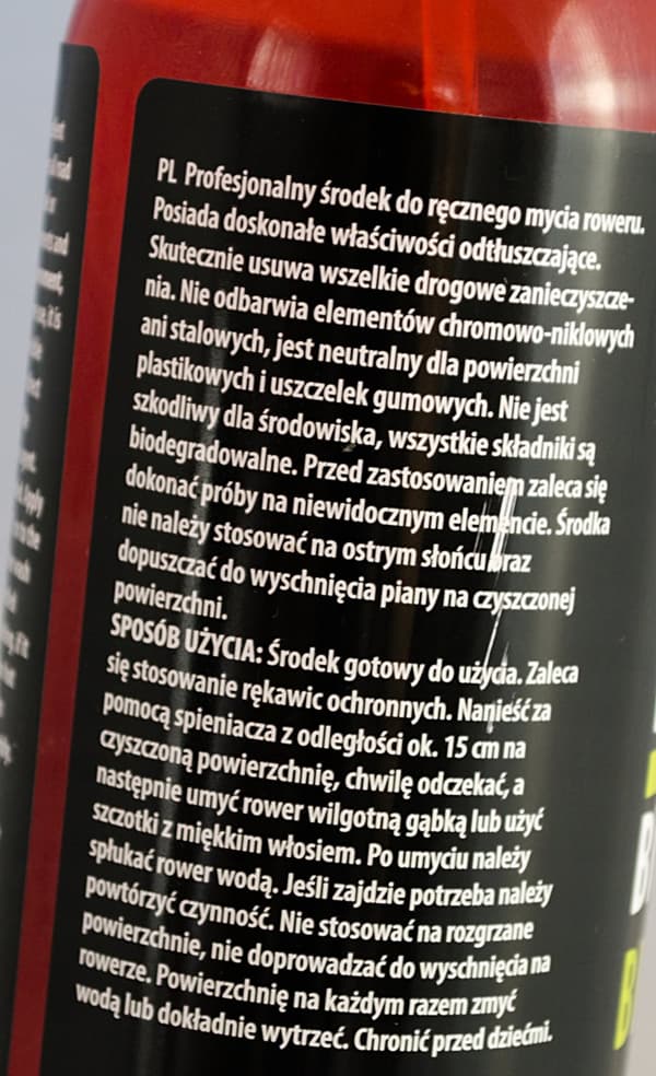 TREZADO aktivt skum för cykeltvätt 500 ml