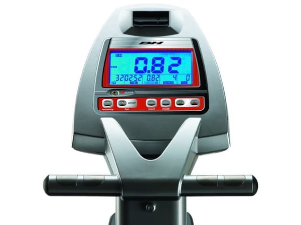 BH Fitness Carbon Bike H8702R, Pystypyörä, Magneettinen, 130 kg, Ohje, Kalorit, Etäisyys, Palautumissyke, Nopeus, Aika, Musta, Harmaa
