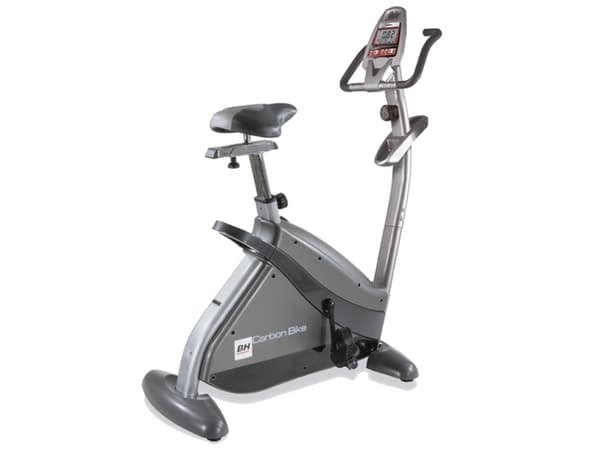 BH Fitness Carbon Bike H8702R, Pystypyörä, Magneettinen, 130 kg, Ohje, Kalorit, Etäisyys, Palautumissyke, Nopeus, Aika, Musta, Harmaa
