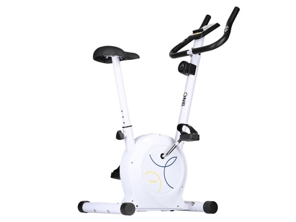 One Fitness RM8740 magnetisk treningssykkel hvit