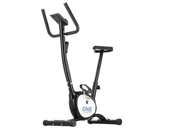 One Fitness mekanisk treningssykkel RW3011 svart og hvit