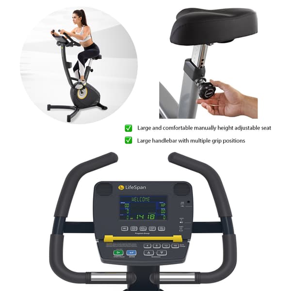 LifeSpan Fitness motionscykel C3i