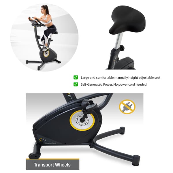 LifeSpan Fitness Professionel motionscykel C5i Selvgenererende