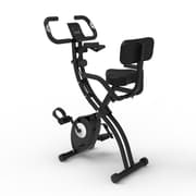 BluMill X-Bike - Sammenklappelig Motionscykel - Med ryglæn - Inkl. ekstra modstandsbånd