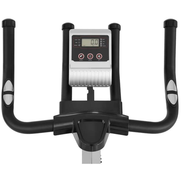 Gymrex Motionscykel - Svänghjul 13 kg - Upp till 100 kg - LCD - Med stötdämpning
