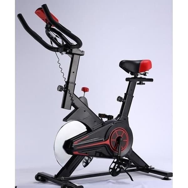 Spinning Bike OFITNESS motionscykel - 5 funktioner - Svart