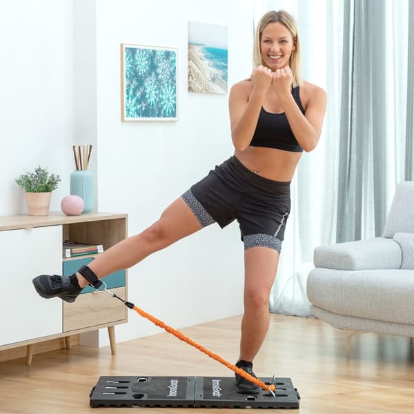 Integroitu kannettava harjoitusjärjestelmä harjoitusoppaalla Gympak Max InnovaGoods