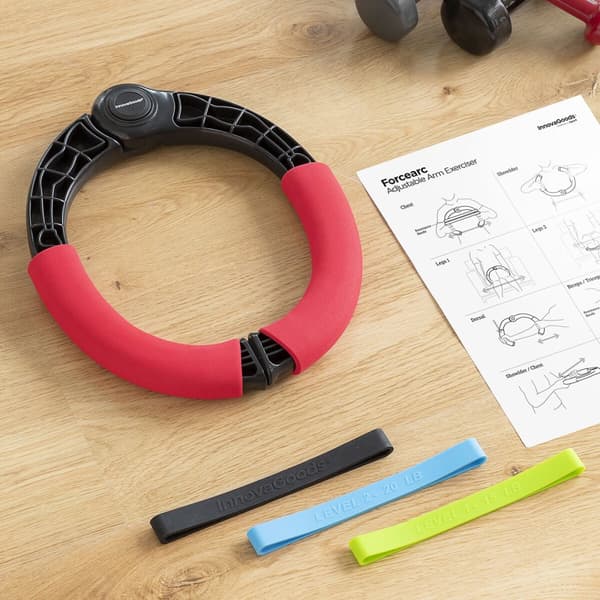Justerbar armtræner med modstands- og motionsguide Forcearc InnovaGoods