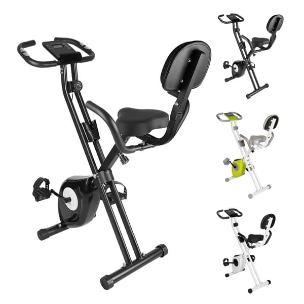 Motionscyklar Fitness Bike Trainer LCD Display Pulssensor