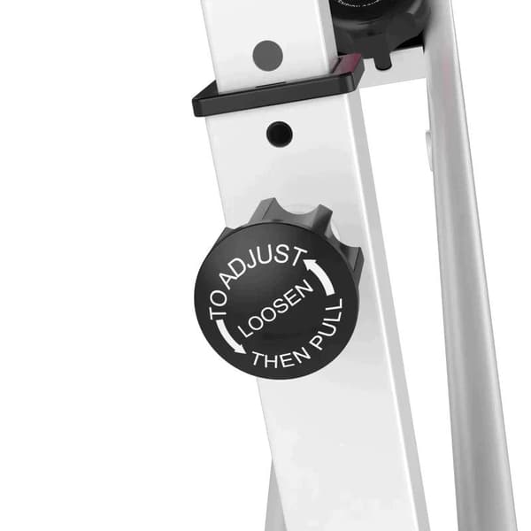 Rootz Motionscykel - F-Bike Cykeltränare - Cykeltränare - F-Bike - Hemmeträningscykel - Rosa/Vit - 43 x 97 x 109 cm