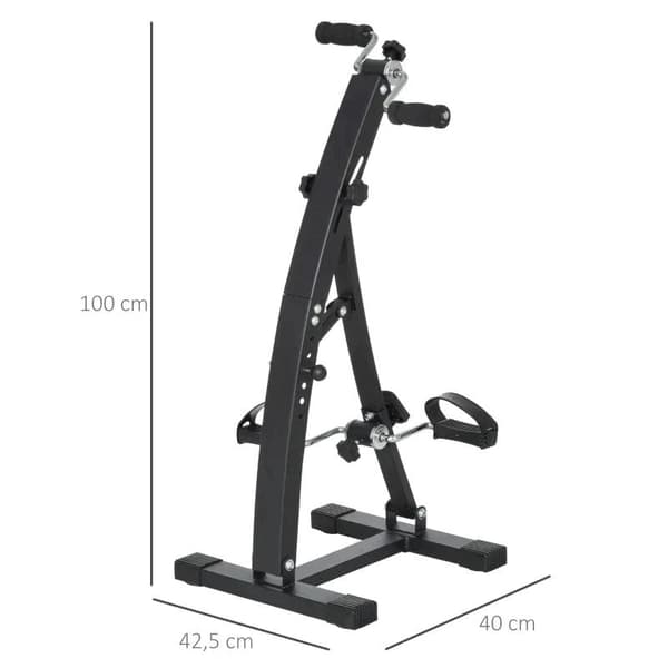 Rootz Movement Trainer - Motionscykel - Trainer - Pedal Trainer - Svart - 41 x 50 x 96cm