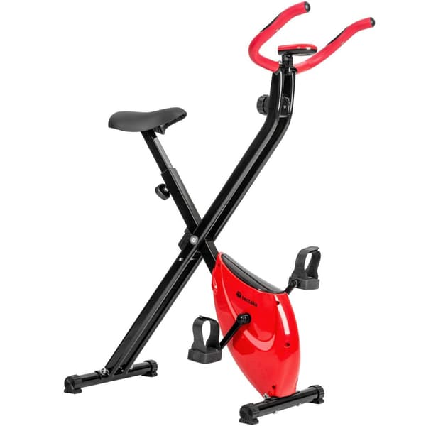 Motionscykel FitX, foldbar med træningscomputer - 113 x 41 x 81 cm