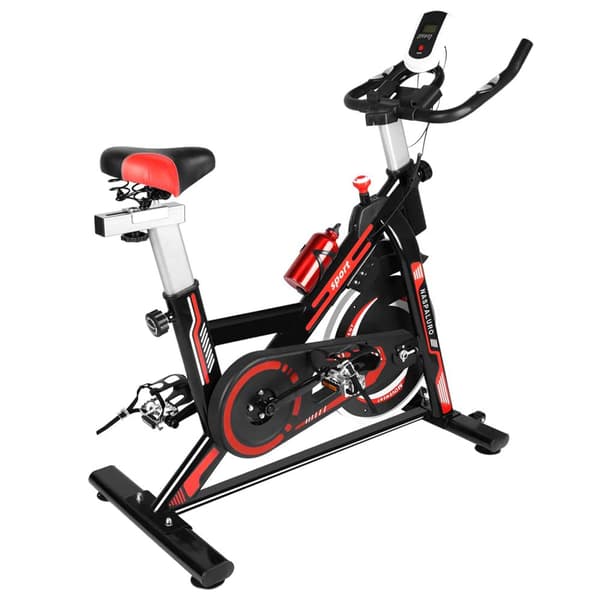 Spincykel med Belt Drive, LCD -skärm, justerbar säte och styret 8KG Flywheel